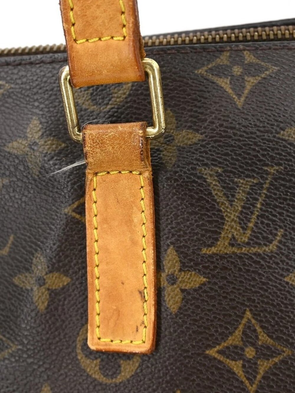 LOUIS VUITTON CABAS MEZZO HAND TOTE BAG MONOGRAM M51151 AR1015 YQ06468 - Picture 4 of 15